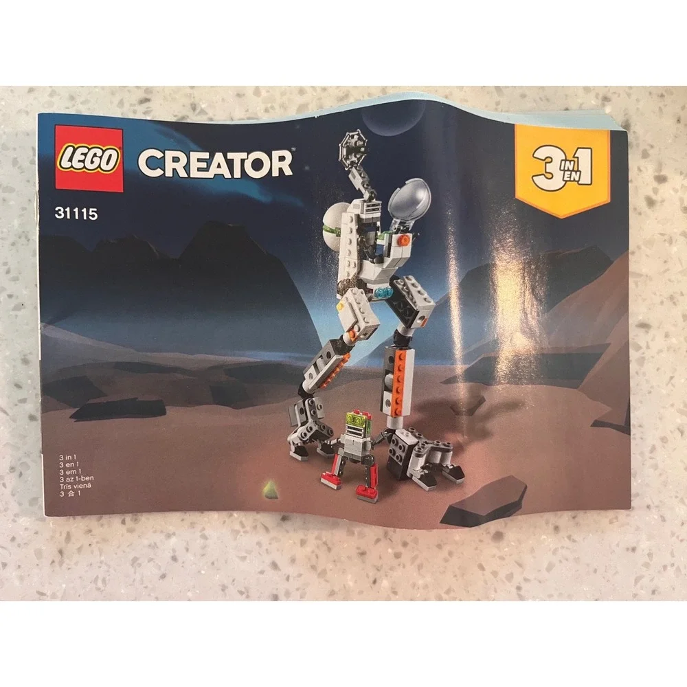 LEGO Creator 3in1 Space Mining Mech 31115 Building Kit Mech Robot Alien Figure - Picture 5 of 6